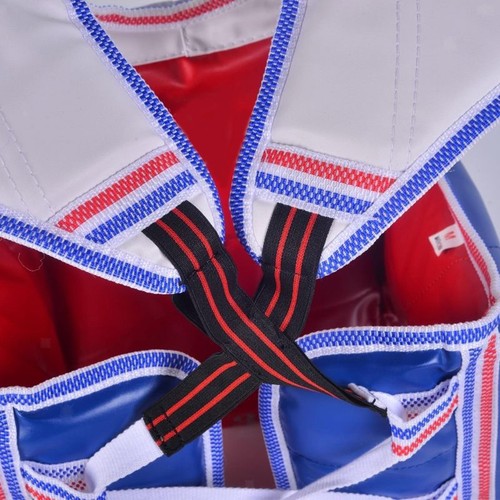 Karate Chest Guard Sanda Martial Arts Taekwondo Reversible Chest Protector - Picture 18 of 47