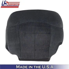 1999-2002 For Chevy Silverado 1500 2500 Cloth Driver Bottom Seat Cover Dk. Gray