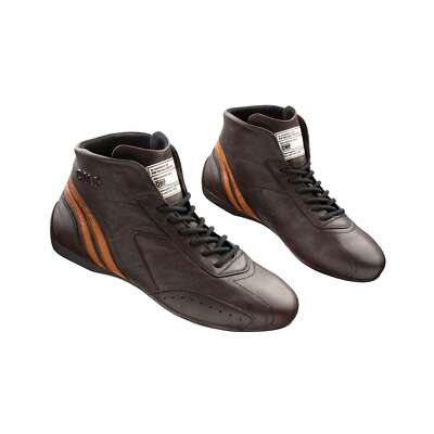 Neu OMP Fahrerschuh CARRERA MY21 Dunkelbraun (FIA) (40)