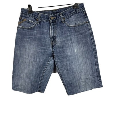 Cut Off Blue Denim Jean Shorts Western 