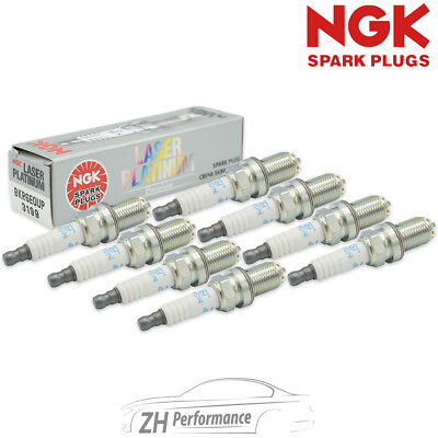 8x NGK 3199 BKR6EQUP Zündkerze für BMW E46 E39 E60 E61 M52 M54 PORSCHE 996 M96