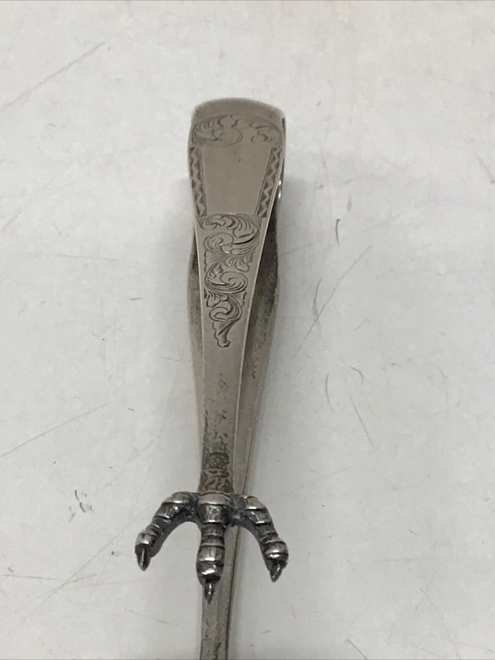 Pinzas antiguas S. KIRK & SON CO de plata esterlina con garra de pájaro mono A.P.T. 1896-1924 Foto 3 de 4