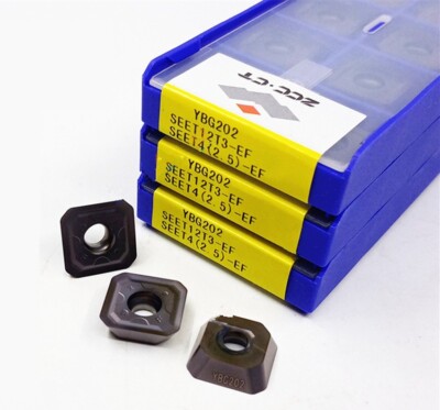 10pcs SEET12T3-EF YBG202 SEET42.5-EF ZCC.CT CNC blade Carbide Inserts Original