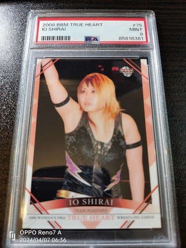 Iyo Sky (Io Shirai) BBM 2008 #75 Rookie Card RC PSA 9 WWE DAMAGE CTRL STARDOM