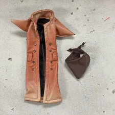 SU-MF-NMBT: Wired Knightmare Batman Trench Coat & Scarf for McFarlane Batman