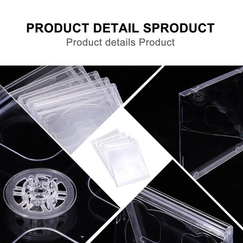 5 Pcs Standard Jewel Cases Clear Jewel Cases Cd/dvd Storage Case Plastic - Afbeelding 3 van 12
