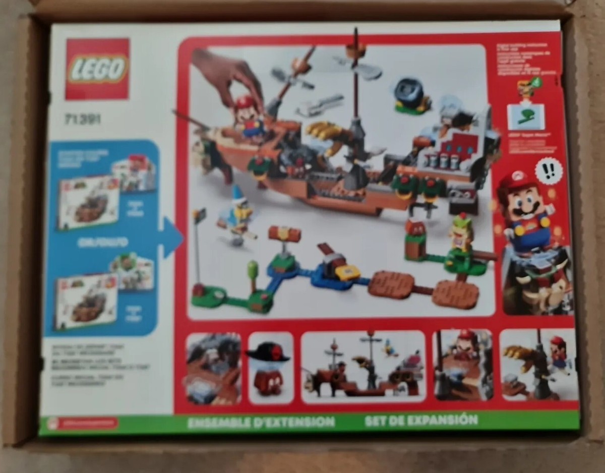 Lego 71391 Super Mario Bowser's Airship Expansion Set - NEW