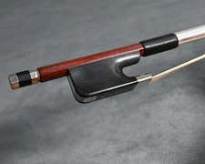 810BF French Style Master Pernambuco Bass Bow Turte Copy Antique Design