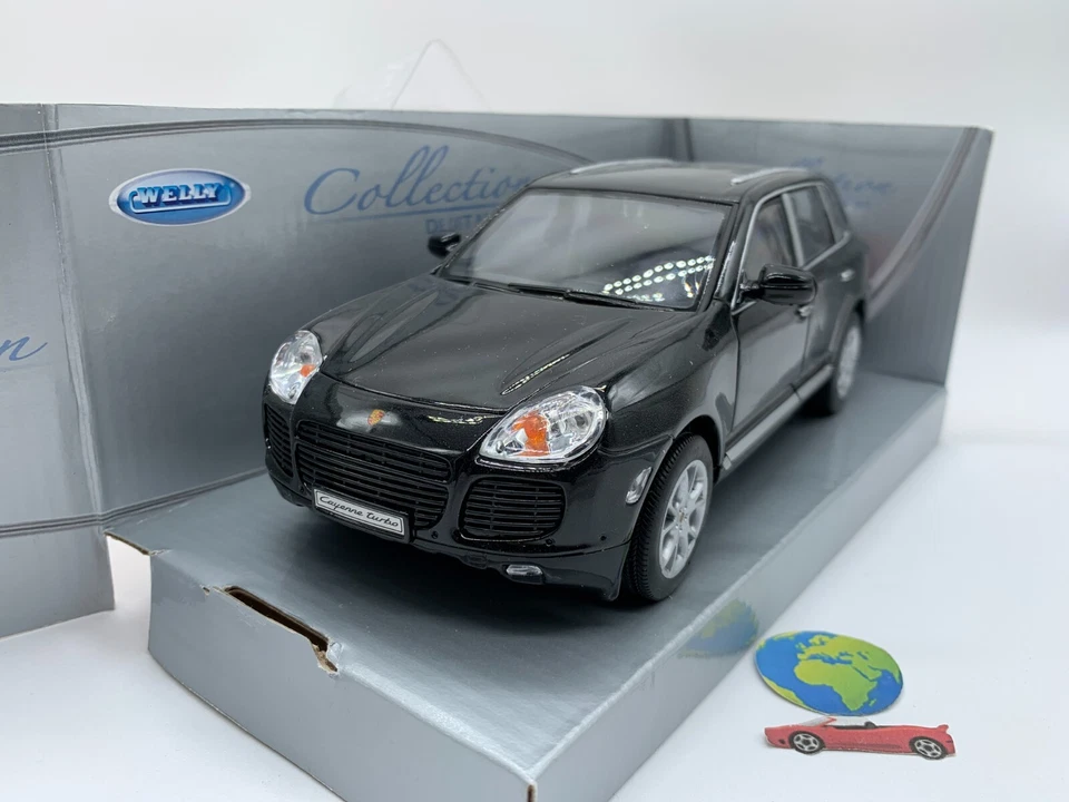 Welly Porsche Cayenne Turbo, automodello scala 1:24, vintage (1808) - Immagine 4 di 4
