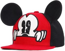 Boys Girls Mouse Ear Baseball Cap Kids Cute Cartoon Adjustable Snapback Trucker