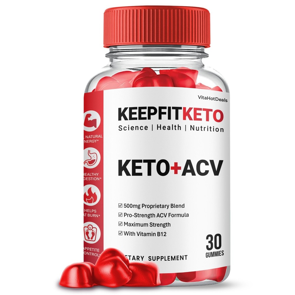 Max Strength Keep Fit Keto ACV Gummies – 1 Pack KeepFit Supplement Boosts Wellness