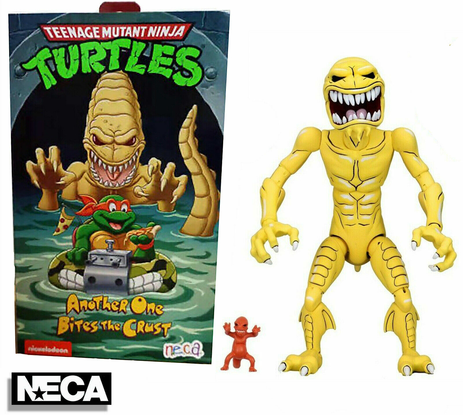 Official NECA TMNT Ultimate Pizza Monster 7"" Scale Action Figure Movie Cartoon
