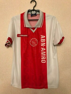 AJAX AMSTERDAM 1994/1995 HOME FOOTBALL SHIRT UMBRO S JERSEY