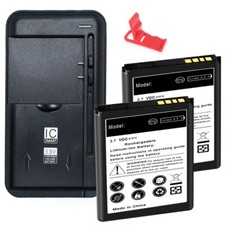 High Quality 2x 1520mAh Li ion Battery Charger Bracket for Alcatel GO FLIP 4044V