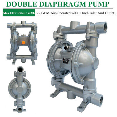 Inlet and Outlet Roughneck Air-Operated Double Diaphragm Oil Pump 12 GPM 1/2in 