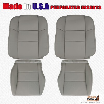 2007 - 2012 FITS Acura RDX Driver & Passenger Bottoms-Tops Vinyl Seat Cover Gray