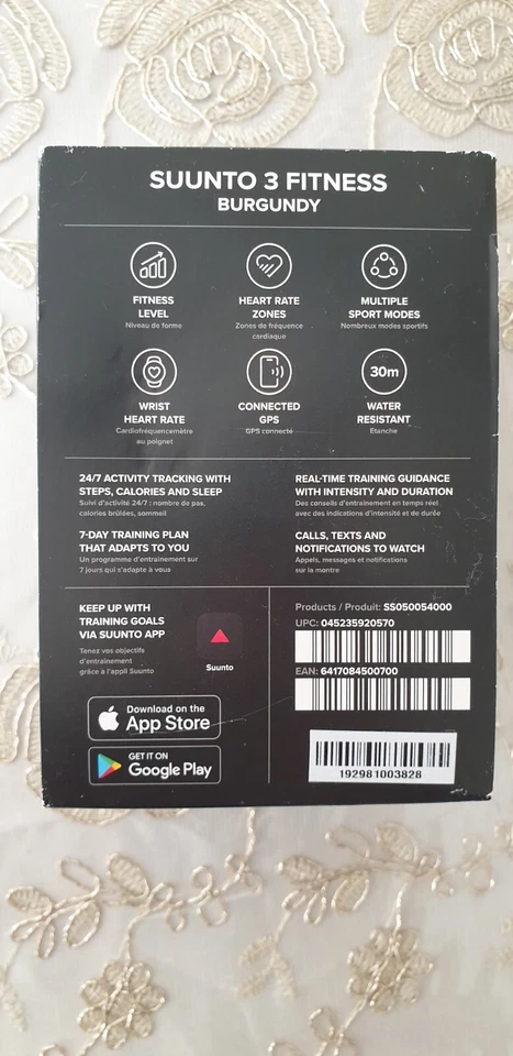 Часы фитнес-пульсометр Suunto 3 — бордовые/водонепроницаемые - Изображение 2 из 4
