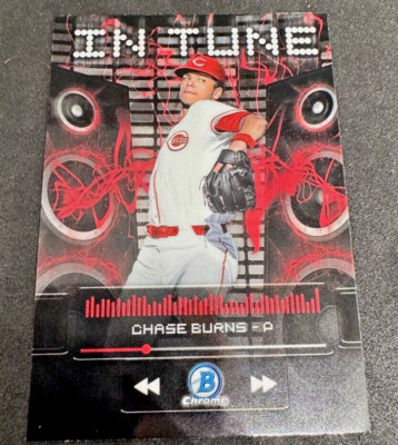 2024 Bowman Draft Baseball - In Tune #IT-2 Cincinnati Reds - CHASE BURNS