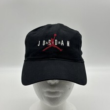 Air Jordan Hat Cap Adjustable Black Red Jumpman Basketball Casual Boys Youth
