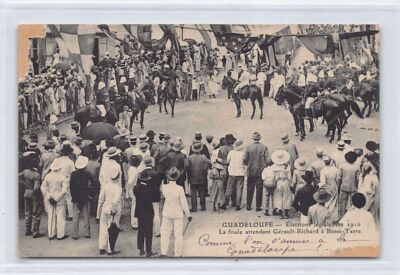Guadeloupe - LOW EARTH - 1916 legislative elections - The crowd