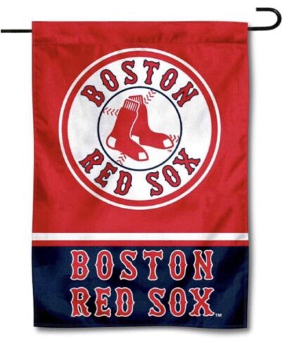 MLB Boston Red Sox Garden Drapeau double face Red Sox drapeau de cour premium. - Photo 1/1