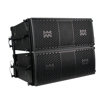 Sound Town Pair 2x8'' Line Array Speakers, Italian Drivers, Bi-Amp(FILA-208-PAIR)