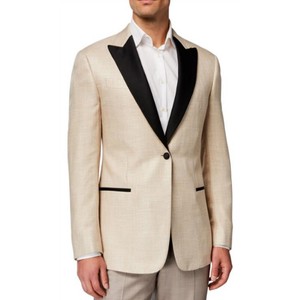 mens off white dinner jacket
