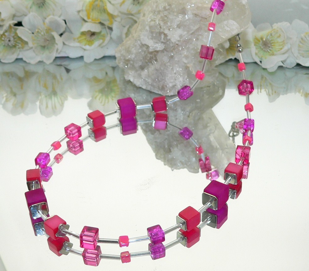 traumschmuck Kette ohne Anhänger 015a Halskette Würfelkette Harz Resn traumschmuck Kette ohne Anhänger 015a Halskette Würfelkette Harz Resn