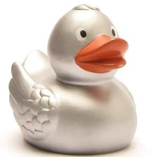 Silver Solid Rubber Duck Large Jeep Ducking FAST US Shipper