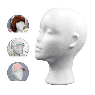 Weiblicher Schaumstoff Mannequinkopf, Perückenständer, Mehrzweck Mannequin
