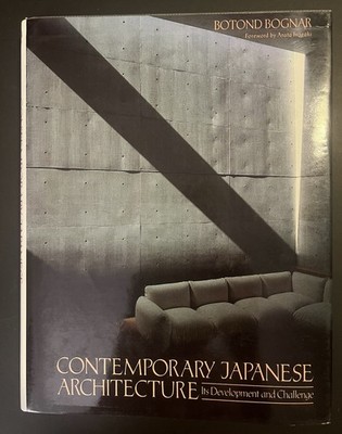  Contemporary Japanese Architecture  Botond Bognar (1985 HB DJ) BOXED SHIPPING!