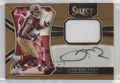2016 Panini Select Rookie Materials Copper Prizm 15/49 Josh Doctson Auto RC 5c9