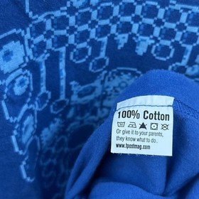 T-Post x Nintendo NES Video Games Blue T Shirt 8-Bit Graphic Metroid Size L