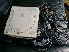 Dreamcast Console Unit And Wires Only