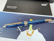 Bolígrafo Montblanc Meisterstuck Le Petit Prince 163 plateado-azul