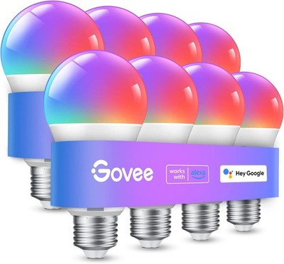Smart Light Bulbs WiFi Bluetooth Color Changing RGB with Music Sync 16 Million