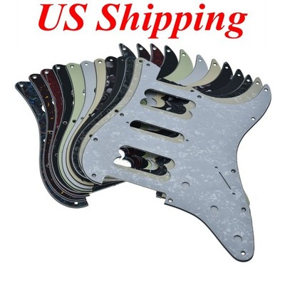 Modern-Style Standard HSH Pickguards Humbucking/Single/Humbucking fits Strat