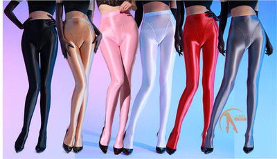 Hochglanz Wetlook SATIN Strumpfhose 80DEN Unterwäsche glänzend SHINE Tights S-XL