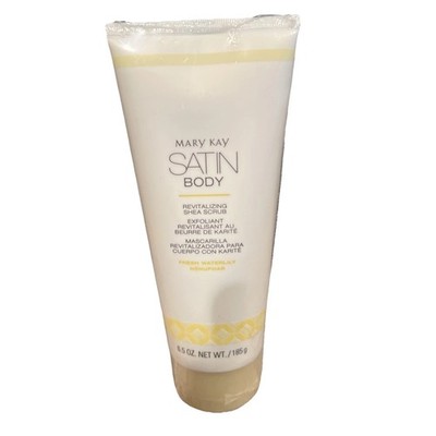 Mary Kay Satin Body REVITALIZING SHEA SCRUB Fresh Waterlily SEALED Full Size