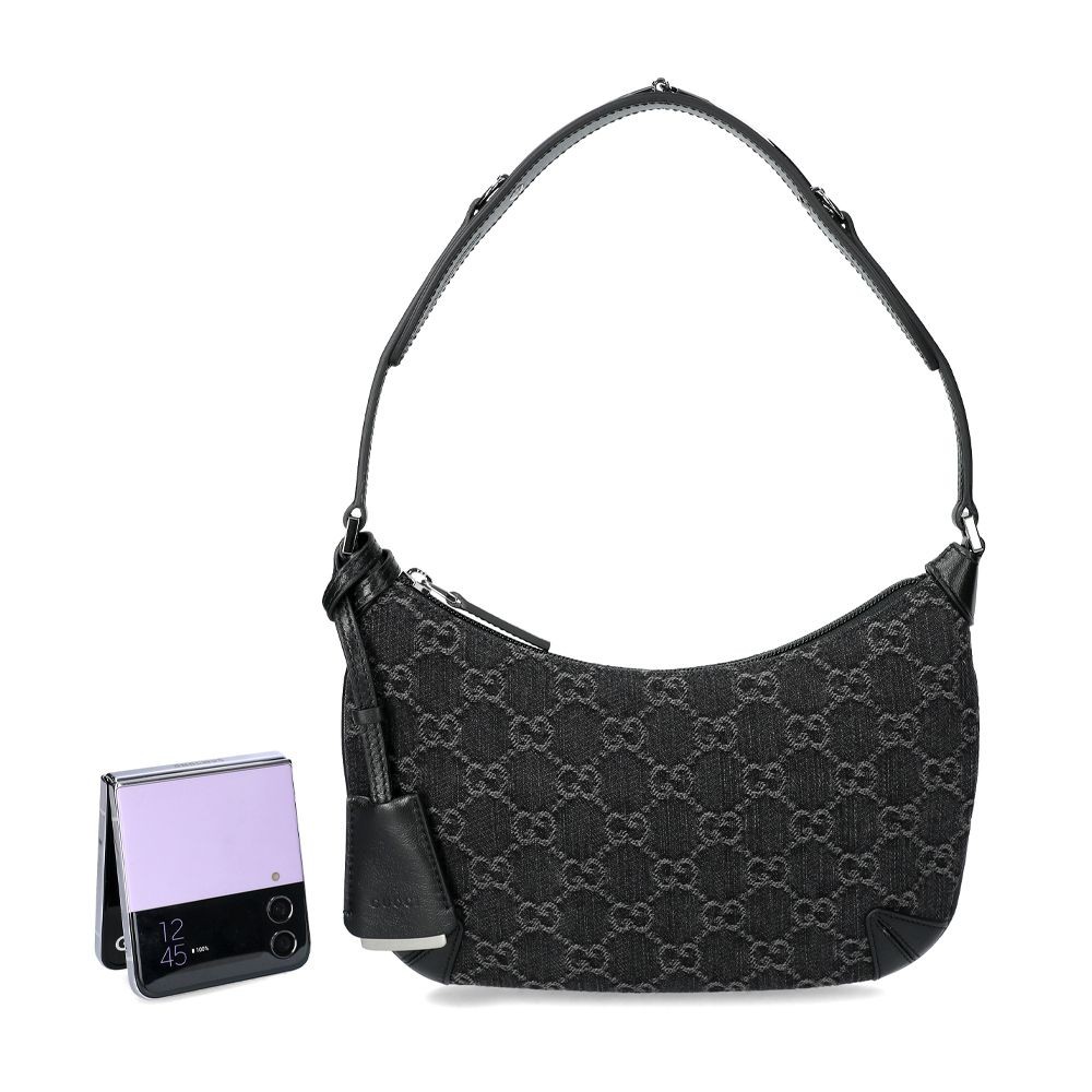 Gucci Horsebit Slim Denim Mini Shoulder Bag 774719 FACZ1