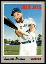 2019 Topps Heritage Russell Martin Toronto Blue Jays #19