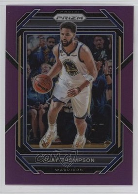 2022-23 Panini Prizm Purple Prizm 96/99 Klay Thompson #115 pe8