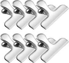 6 Pack Bag Clips, Stainless Steel Chip Clip, Chip Clips Bag Clips Food Clips, Ba