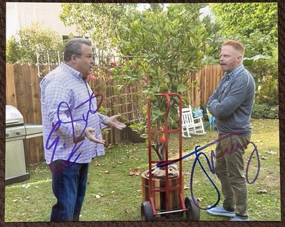 Eric Stonestreet & Jesse Tyler Ferguson Signed Photo, 8x10 W/ COA, Modern Family