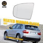 Left Driver Mirror Glass Heated For 07-14 BMW X5 X6 E70 E71 E72 51167174981 EXD