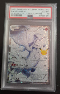 Reshiram 113/114 Celebrations 25th Anniversary Holo Full Art