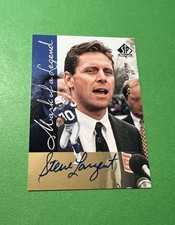 STEVE LARGENT AUTOGRAPH - 1997 UD SP AUTHENTIC - 