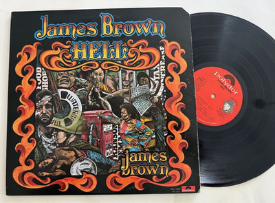James Brown LP ''Hell'' Polydor PD 2-9001  1st Press ''Sterling RL'' 1974  Funk VG++