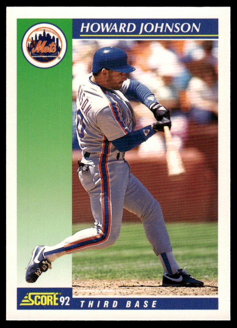 1992 Score #550 Howard Johnson Mets