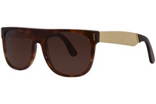 RetroSuperFuture Flat-Top-Francis-378 W10 Sunglasses Havana/Brown Lenses 55mm